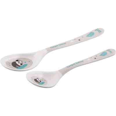 Набор детской посуды Canpol babies Exotic Animals ложечек из меламина 2 шт Серый (4/530_grey) Винница
