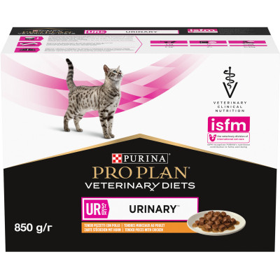 Влажный корм для кошек Purina Pro Plan Veterinary Diets UR ST/OX Urinary С курицей 10 x 85 г (8445290093592) Винница - изображение 9