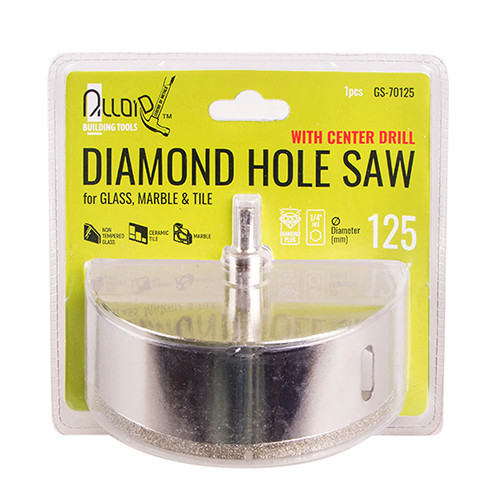 Свердло корончате алмазне по склу та кераміці 125мм з центрувальним свердлом Alloid Одесса - изображение 5