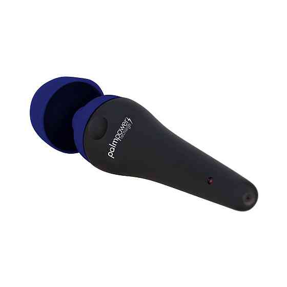 Вібромасажер PalmPower Recharge Blue, перезаряджуваний, гнучка головка, тревел-замок Sex Aura Київ