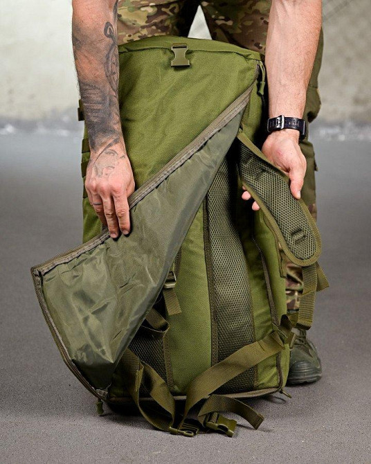 Тактичний рюкзак-баул X-TACTICAL oliva ПП4722 Одеса - фото 4