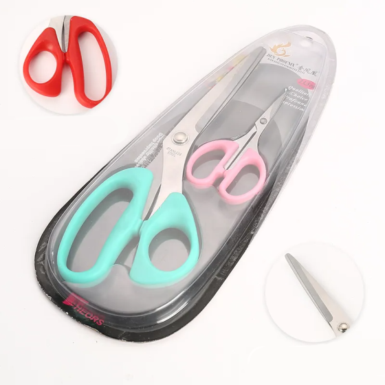 Ножницы портновские из нержавеющей стали с пластиковой ручкой для шитья, набор ножниц 2в1, желтого цвета Каменец-Подольский