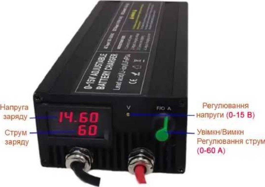 Зарядное устройство для Аккумуляторов: LifePo414, 6 B 0-60A. Киев - изображение 2