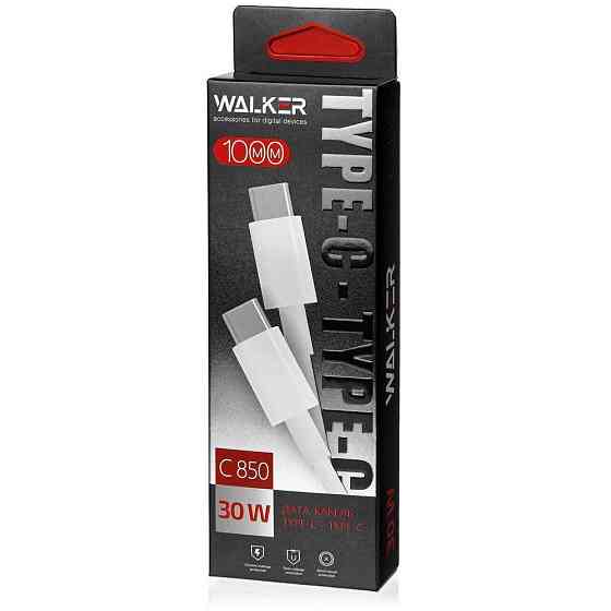 Кабель USB PD Type-C/Type-C WALKER C850 1м білий Житомир