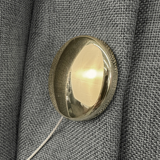 Магниты для штор и гардин Круг 2 шт Золотистый (81-289) Киев - изображение 3