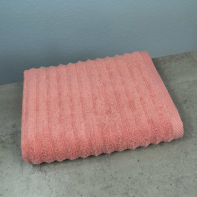 Набір махрових рушників Зеро Твіст 3шт GM Textile 40x70см, 50x90см, 70x140см 550г/м2 (Теракотовий) Суми - фото 4