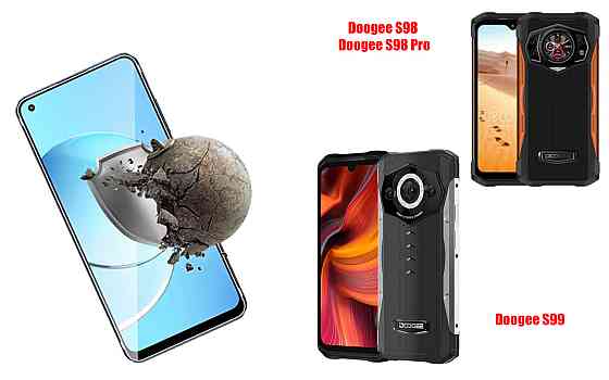 Защитное стекло DefenzoGlass для Doogee S98, S98 Pro, S99 – двойная прочность Киев