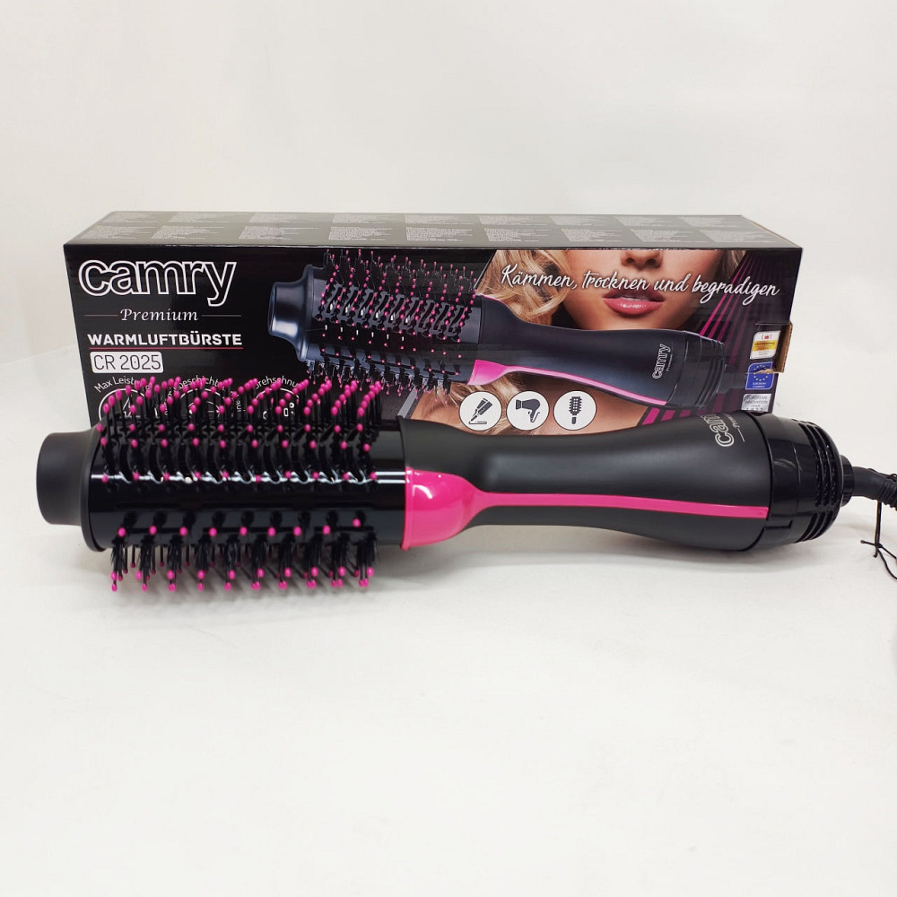 Фен-стайлер с насадками Camry CR 2025 1800Вт, Фен с разными насадками, Стильный фен для укладки волос BQ-92 Львов - изображение 6
