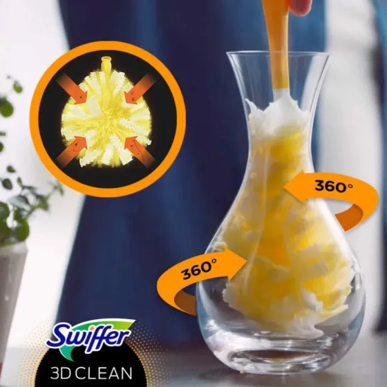 Піридастр Swiffer 3D Clean Duster Kit на довгій ручці Львів