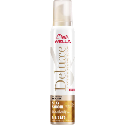 Мусс для волос Wella Deluxe Шелковая гладкость 200 мл (3614229717082) Винница - изображение 1