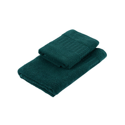 Полотенце Ardesto набор махровых Lotus 2 шт 50х90 см индиго, 70х140см, 100% хлопок, изумруд (ART2357EM) Винница - изображение 7