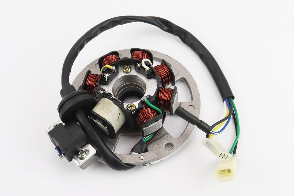 Статор магнето (генератора) Yamaha 3KJ (7 котушок роз'єм "мама / тато 3 + 2 + 1") Київ - фото 1