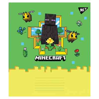 Тетрадь Yes Зошит учнівський шкільний Yes Minecraft Spring А5 12 аркушів кліт (767590) Винница