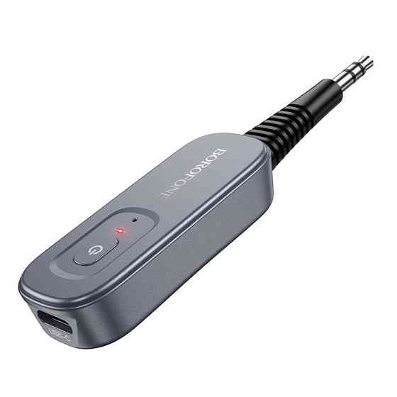 Bluetooth-ресивер BOROFONE BC51 Clear way AUX BT audio receiver / transmitter Metal Grey Одеса
