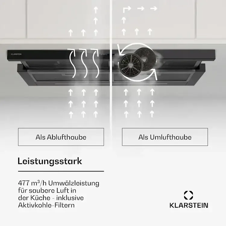 Витяжка телескопічна Klarstein Mariana Neo 90 з Німеччини Уцінка Дніпро - фото 9