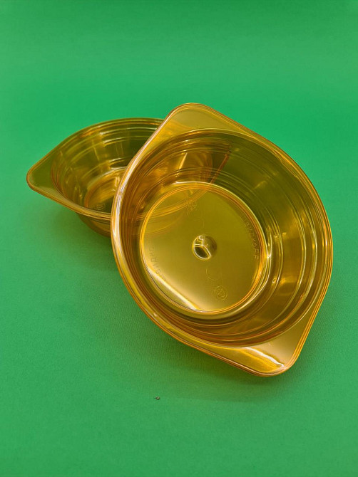 Миска одноразова 500мл Склоподібна Юніта помаранчева 10 шт Харків - фото 1