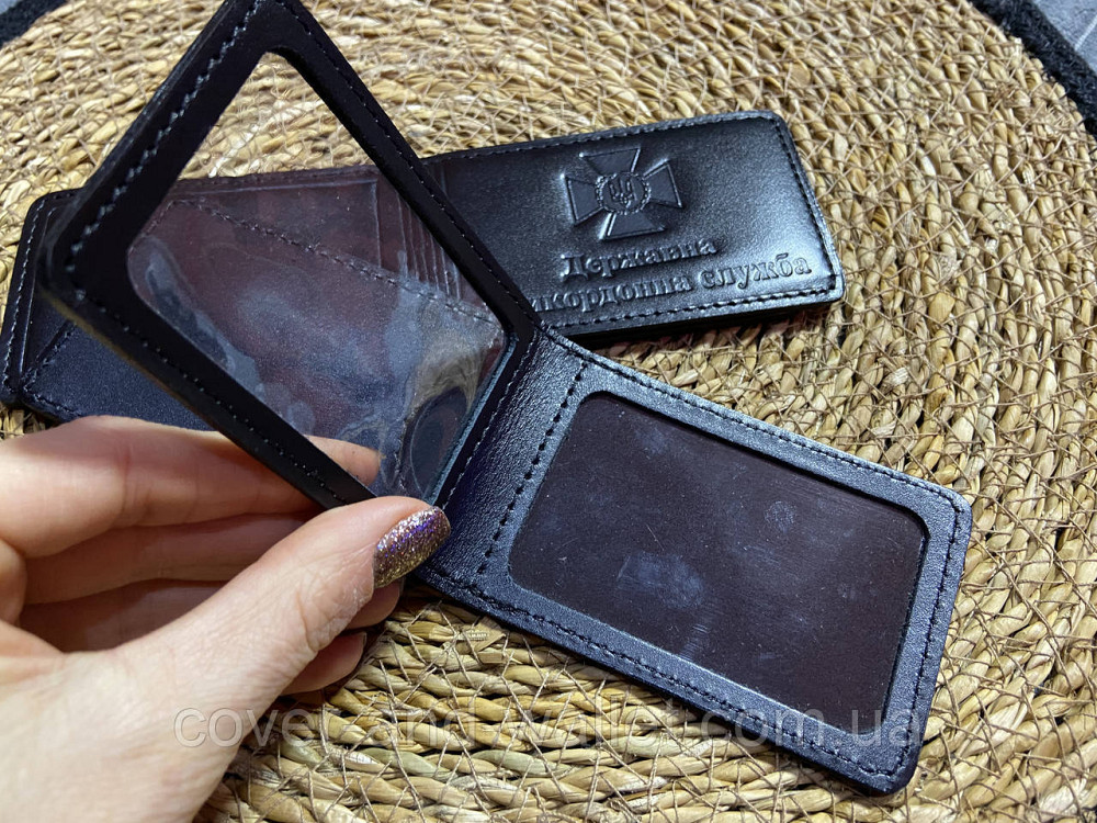 Обкладинка на посвідчення Державна прикордонна служба на три відділення (під картку) Puos Київ - фото 5