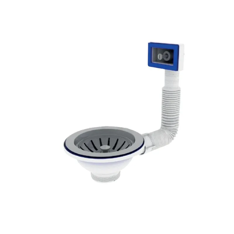 Випуск різьбовий Zerix KS-01 3 1/2" з гнучким прямокутним переливом (ZX5091) ( 21060 ) Харків - фото 1