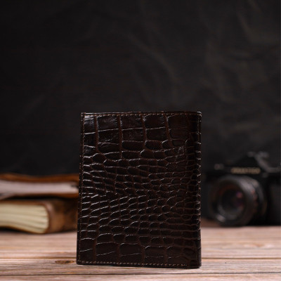 Кошелек Canpellini Из натуральной кожи Коричневый (21871) Винница - изображение 4