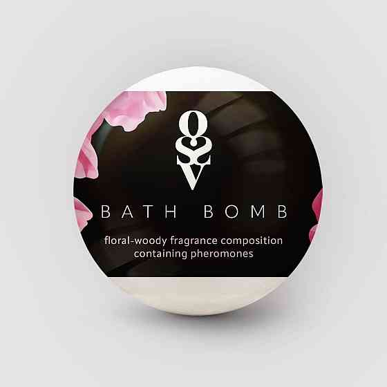 Бомбочка для ванны с феромонами Obsessive Bath bomb Floral - Woody (100 г) Sex Aura Киев