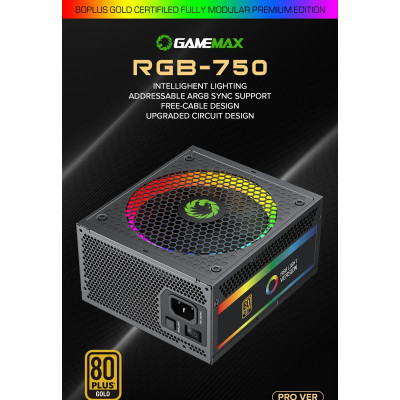 Блок живлення Gamemax 750W (RGB-750 PRO) Вінниця - фото 5