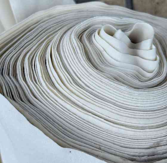 Ткань / опт / кожзам белый - от 3 м. Киев