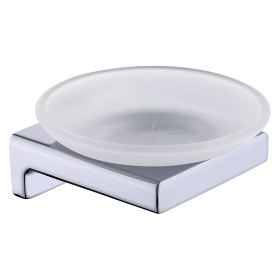 Мильниця настінна Koer AS-0102-01 (скло) колір хром глянець (KR6161)   ( 22376 ) Харьков