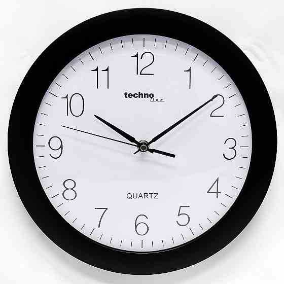 Часы настенные Technoline WT7000 Black (WT7000 schwarz) Вінниця