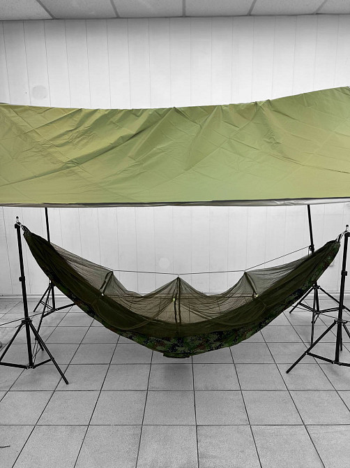 Гамак с сеткой от комаров и крышей тент Одесса - изображение 7