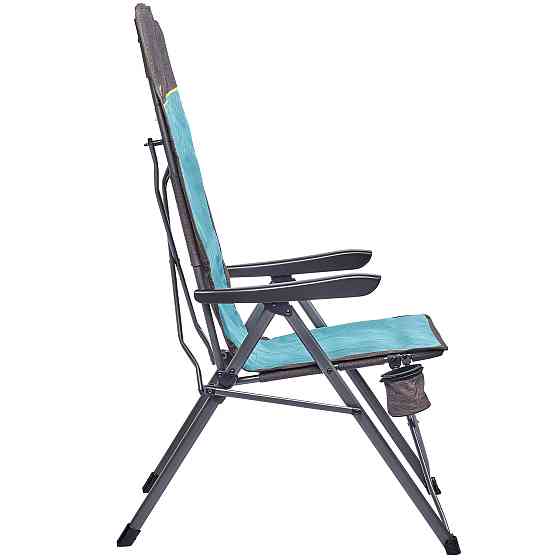 Кресло раскладное Uquip Justy XL Blue/Grey (244037) Винница