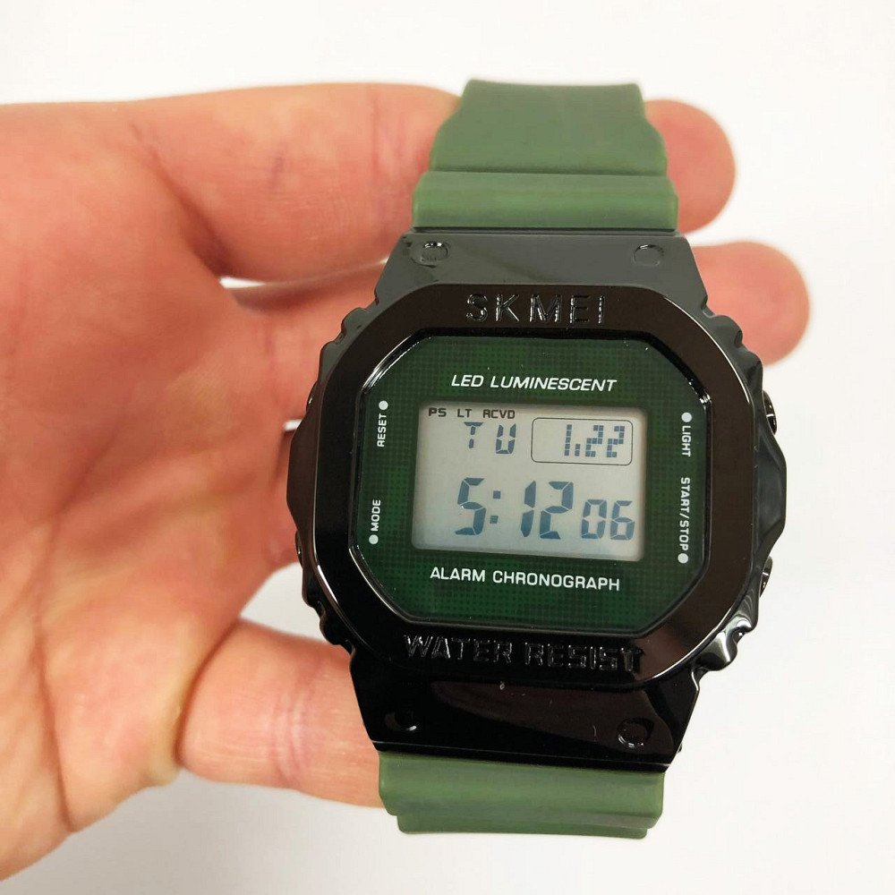 Військовий тактичний годинник SKMEI 1851AG, Годинник армійський скмей, DH-408 Водонепроникний годинник Київ - фото 7