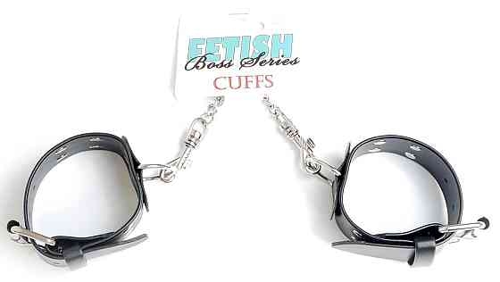 Наручники зі штучної шкіри Fetish Boss Series - Handcuffs with studs, BS3300092 Sex Aura Київ