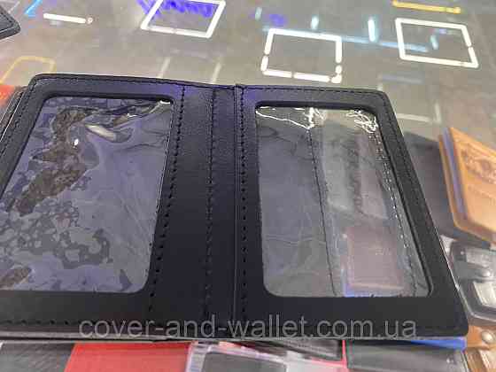 Обкладинка на посвідчення Національне антикорупційне бюро України (НАБУ) PS Leather Чорний Київ