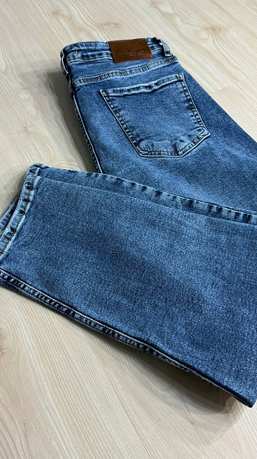 Джинси жіночі Mikaletta 13125 MOM comfort стрейчеві великі розміри сині, синій, 33, 33, 89 см, 112 см Київ - фото 14