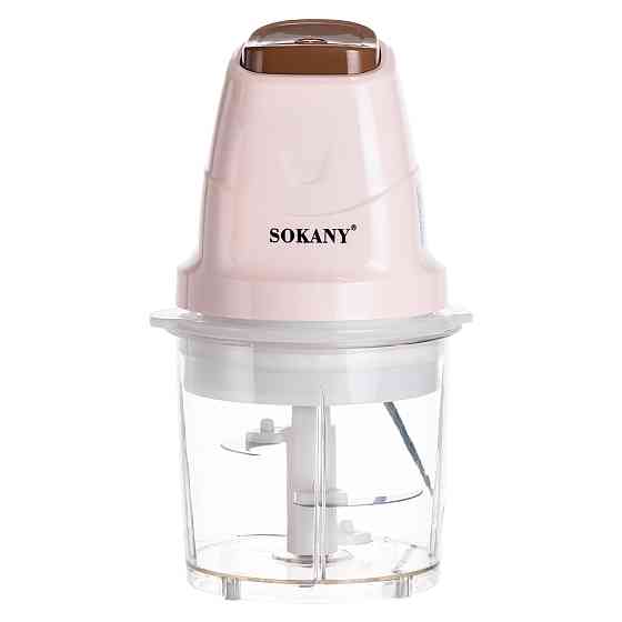 Sokany Чоппер подрібнювач з чашею на 0.7 л електричний кухонний 250 Вт бежевий Sokany SK-06009B Коломыя