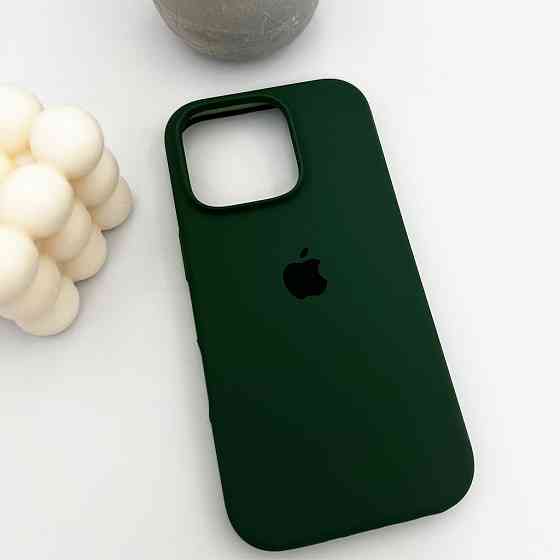 Чохол для смартфона Silicone Full Case AA Open Cam for Apple iPhone 16 Pro 31,Dark Green Киев