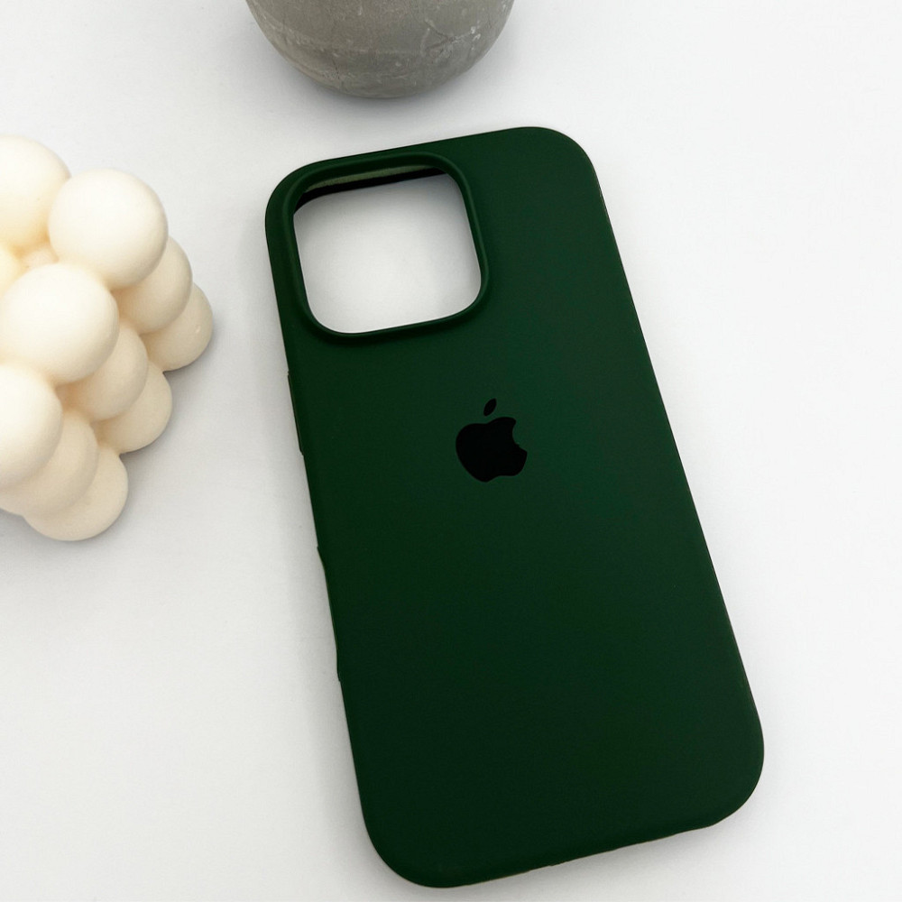 Чохол для смартфона Silicone Full Case AA Open Cam for Apple iPhone 16 Pro 31,Dark Green Киев - изображение 4