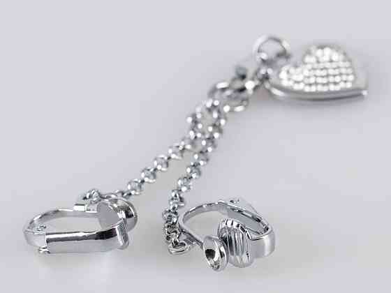 Затискач для клітора Intimate Heart-shaped Chain Sex Aura Київ