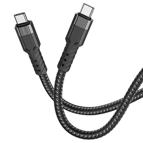 Кабель HOCO U110 Type-C to Type-C 60W charging data cable Black Київ