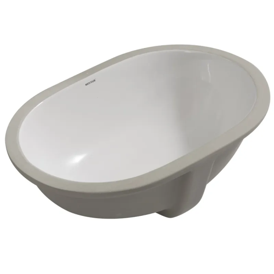 Раковина врізна під стільницю MIXXUS PREMIUM ELLIPSE-1701 570х385х205mm з переливом   ( MP6566 ) 28377 Харків