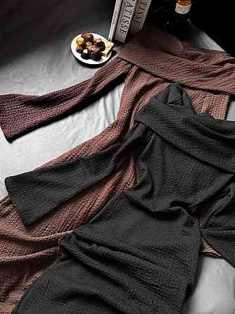 Женское элегантное нежное платье из нежного трикотажа букле Черный Одесса