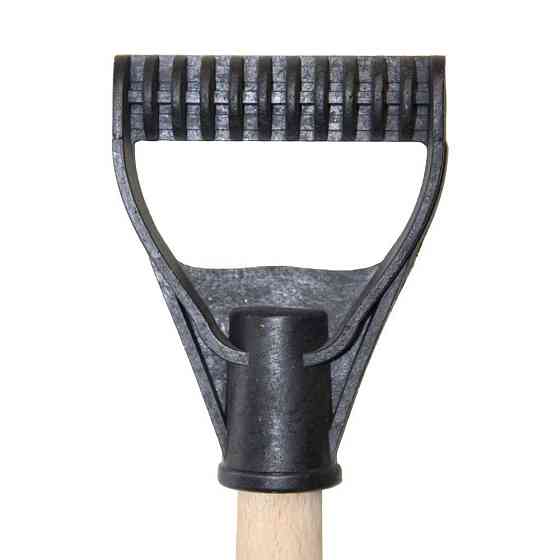 Grad Лопата для снега/зерна пластиковая с оцинкованной планкой Standard 490×495мм с деревянным Коломия