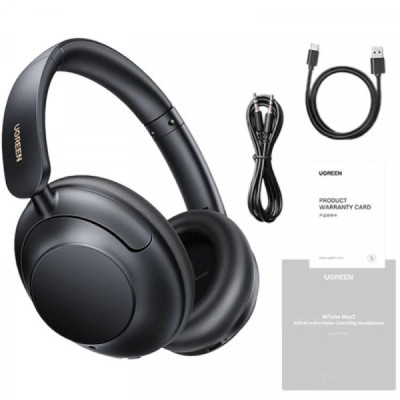 Наушники Ugreen HP202 HiTune Max5 Hybrid ANC Black (25255) Винница - изображение 12
