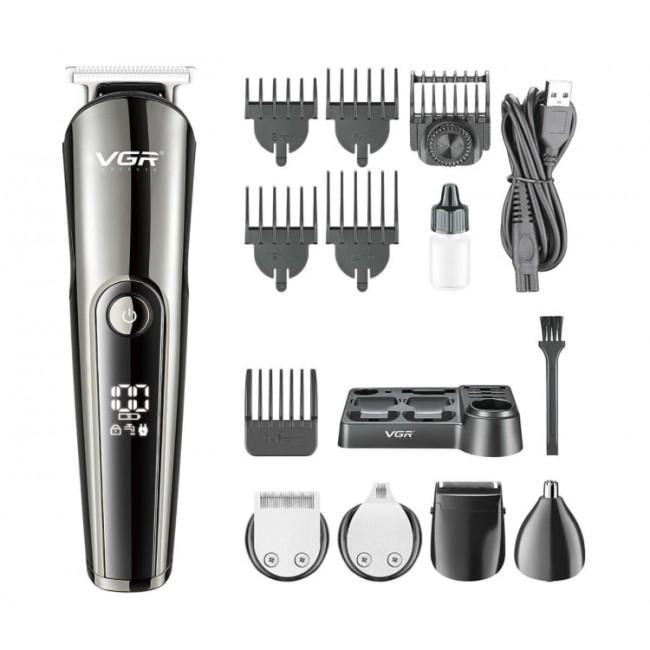 Машинка для стрижки  волос VGR v107 (9722) от VGR  8 насадок длины, 5 вт, до 120 минут  автономной работы Одесса - изображение 1