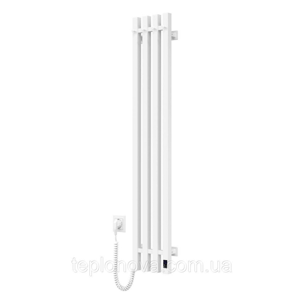 Сушарка для рушників електрична Navin Levante 210х1200 Sensor ліва, білий оксамит Чернівці - фото 1