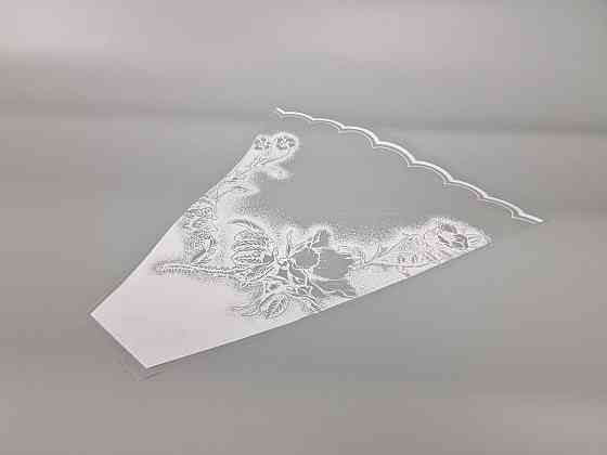 Упаковка конус под цветы h50/10низ/50верх(100 шт) узор 162 (1) (100 шт) Харьков