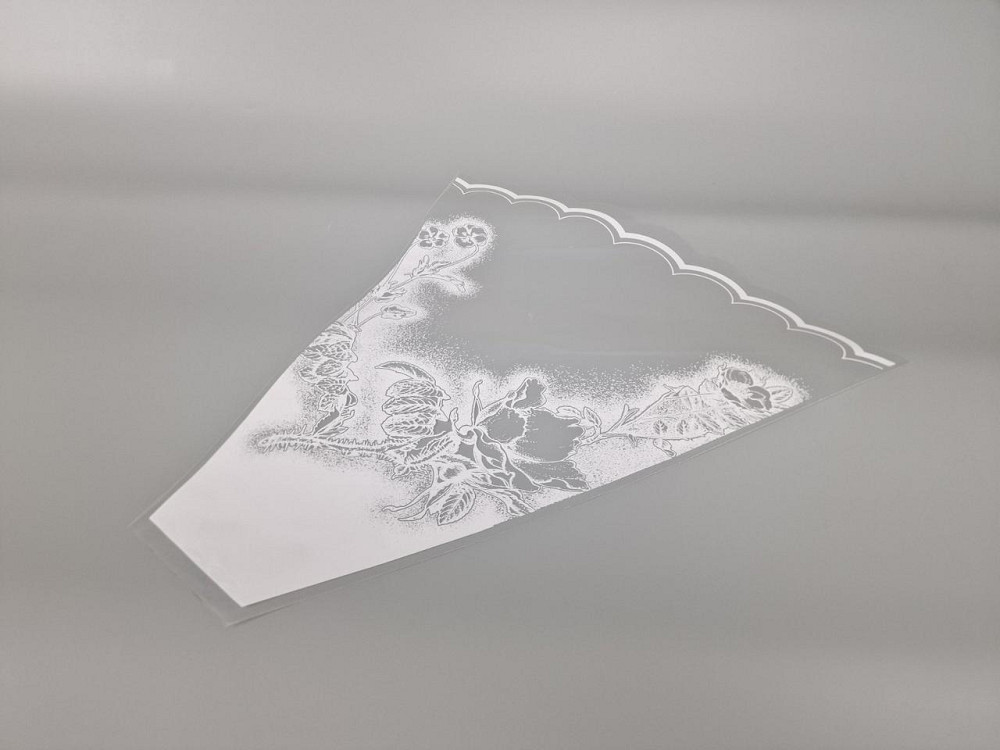 Упаковка конус под цветы h50/10низ/50верх(100 шт) узор 162 (1) (100 шт) Харьков - изображение 1