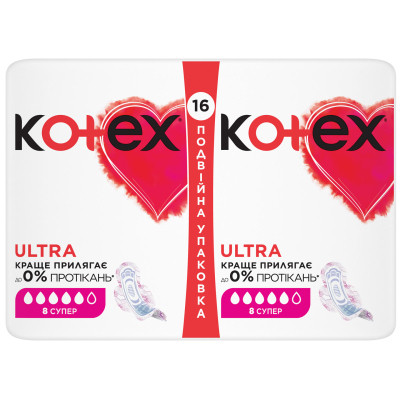 Гигиенические прокладки Kotex Ultra Super 16 шт. (5029053542652) Винница - изображение 2