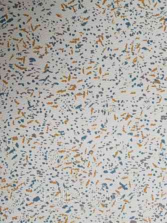 Шпалери вінілові Lutece Melody 51196901 для дитячої абстракції точки мазки журавлини сині коричневі на білому Київ