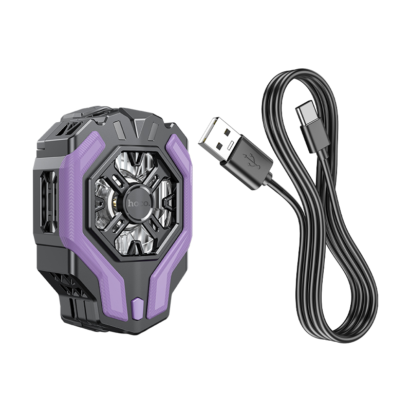 Мобильный кулер HOCO GM26 Ambitious cooling mobile phone fan Black Киев - изображение 4